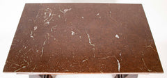 Oland Stone Top on Oak Wood Table Base
