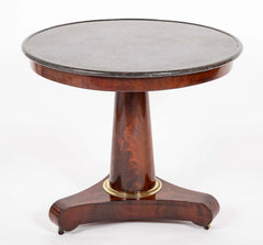 Empire Country Round Marble Top Center Table