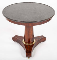 Empire Country Round Marble Top Center Table