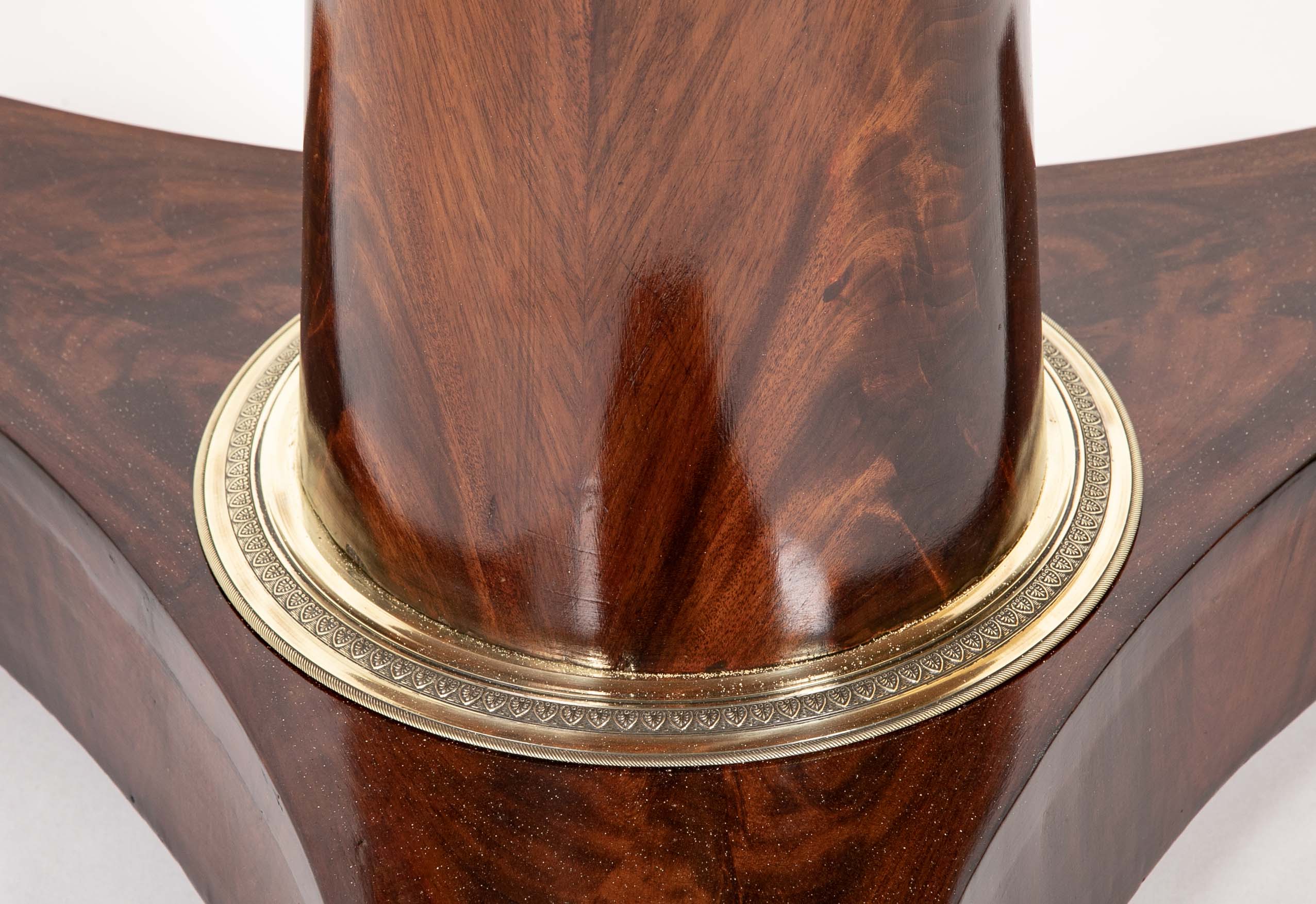 Empire Country Round Marble Top Center Table