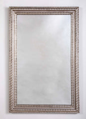 Louis Philippe Silver Covered Framed Mirror