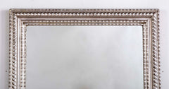 Louis Philippe Silver Covered Framed Mirror