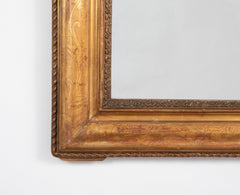 19th Century French Carved and Gilt Louis Philippe Mirror