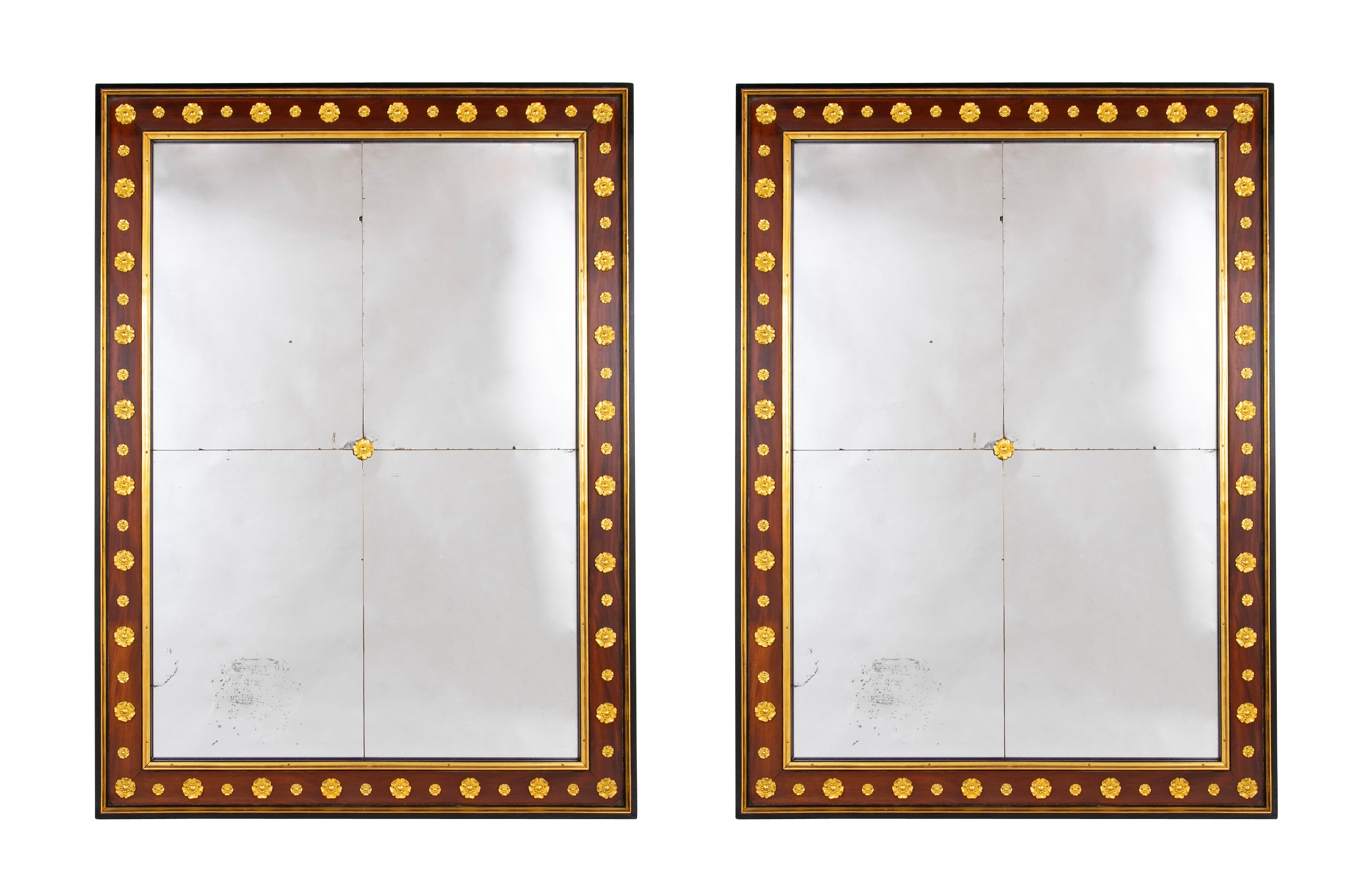 Pair of Wall Mirrors Attributed to Maison Jansen