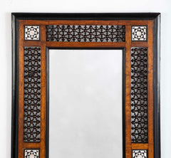 Mahogany & Mother-of-Pearl Framed Mirror for Liberty & Co Retail