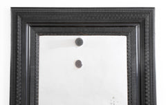 Dutch Ebonized Ripple Frame Mirror