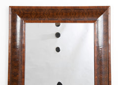 Early 18th Century English William & Mary Burl Walnut Mirror