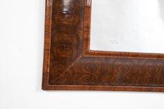 Early 18th Century English William & Mary Burl Walnut Mirror