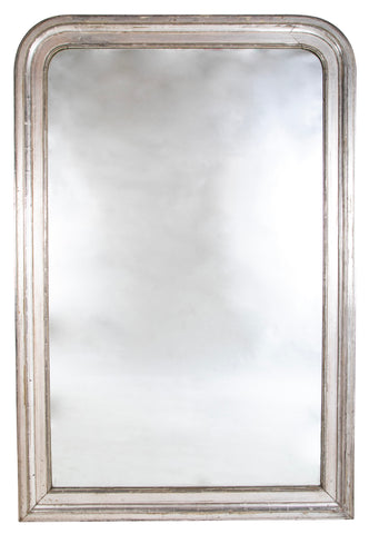 Louis Philippe Silver Leaf Mirror