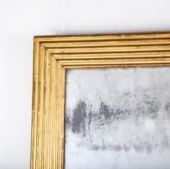 A French Louis XVI Gilt Mirror