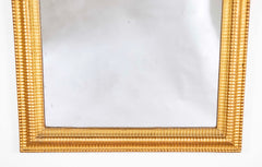 Empire Mirror in Carved Gilt Wood Frame