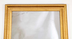 Empire Mirror in Carved Gilt Wood Frame