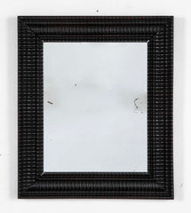 Mirror with Black Tinted Guilloche Frame