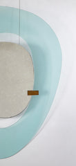 Max Ingrand Asymmetrical Blue Glass Mirror