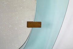 Max Ingrand Asymmetrical Blue Glass Mirror