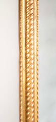Large Rectangular French Gilt Mirror