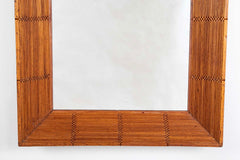 An Early 20th Century American Tramp Art Framed Mirror