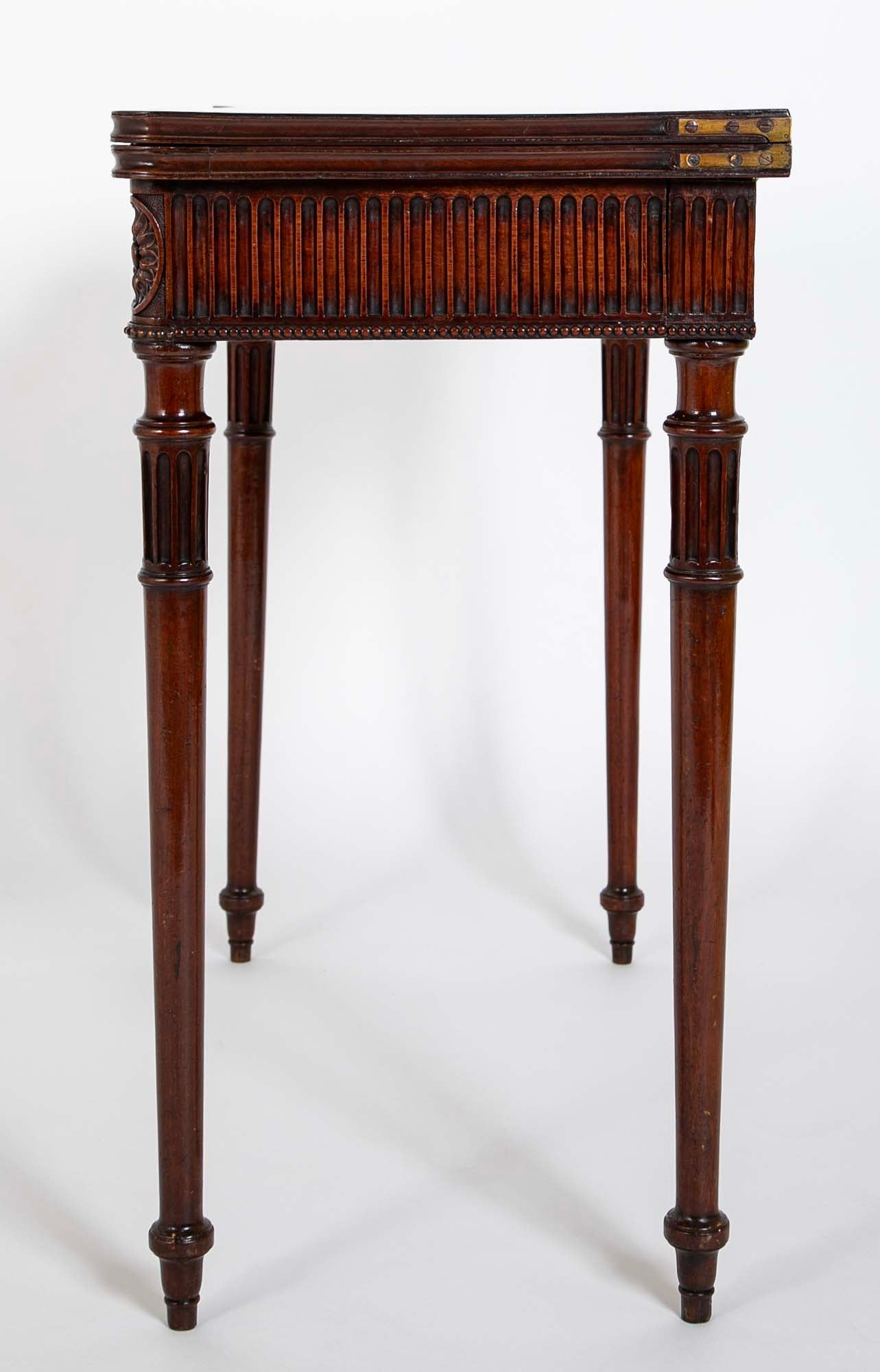 Pair of Mahogany Games Tables
