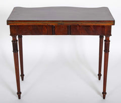 Pair of Mahogany Games Tables