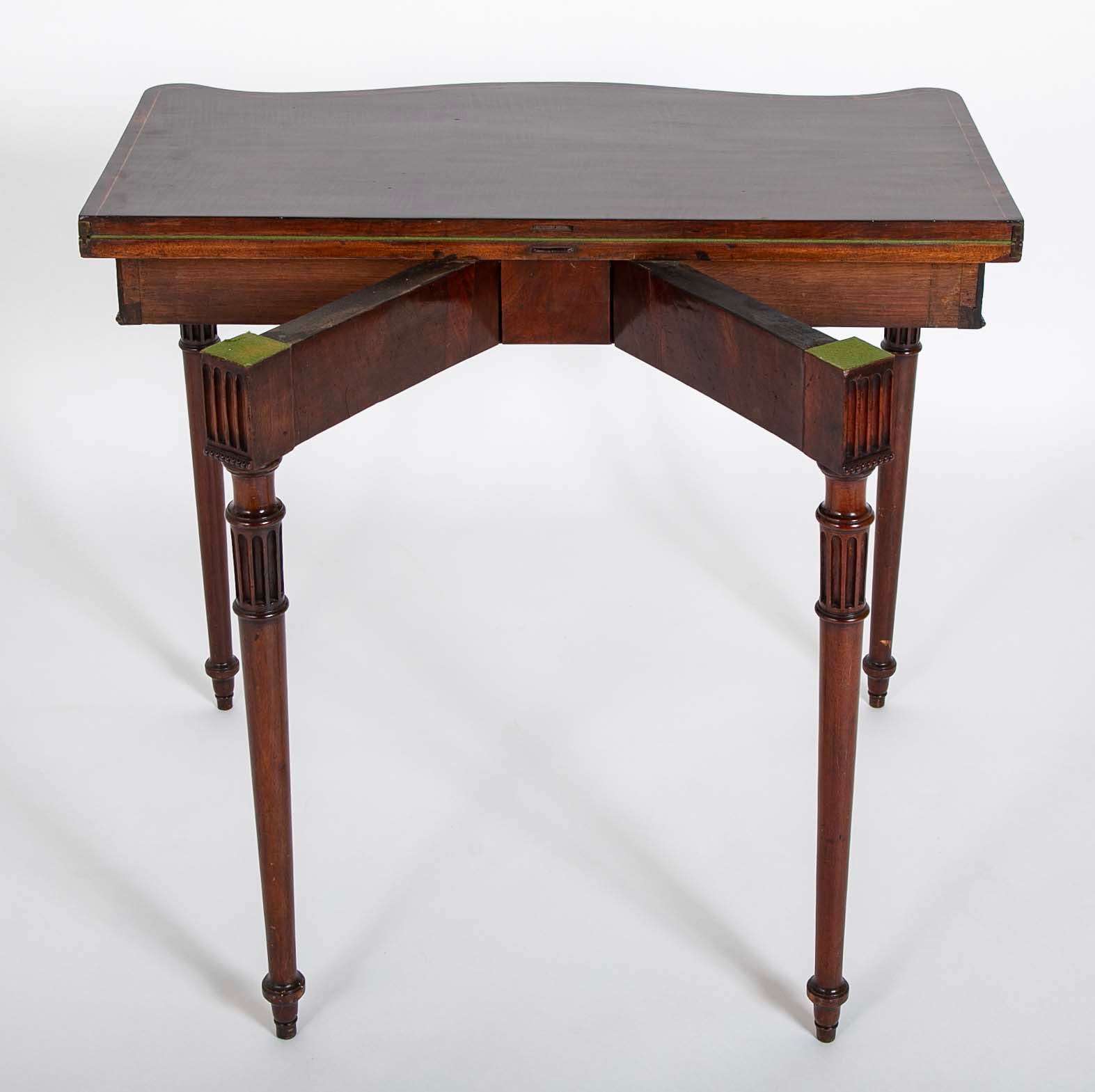 Pair of Mahogany Games Tables
