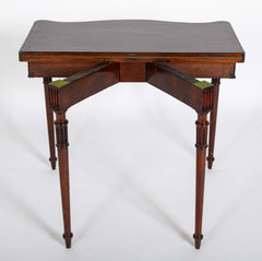 Pair of Mahogany Games Tables