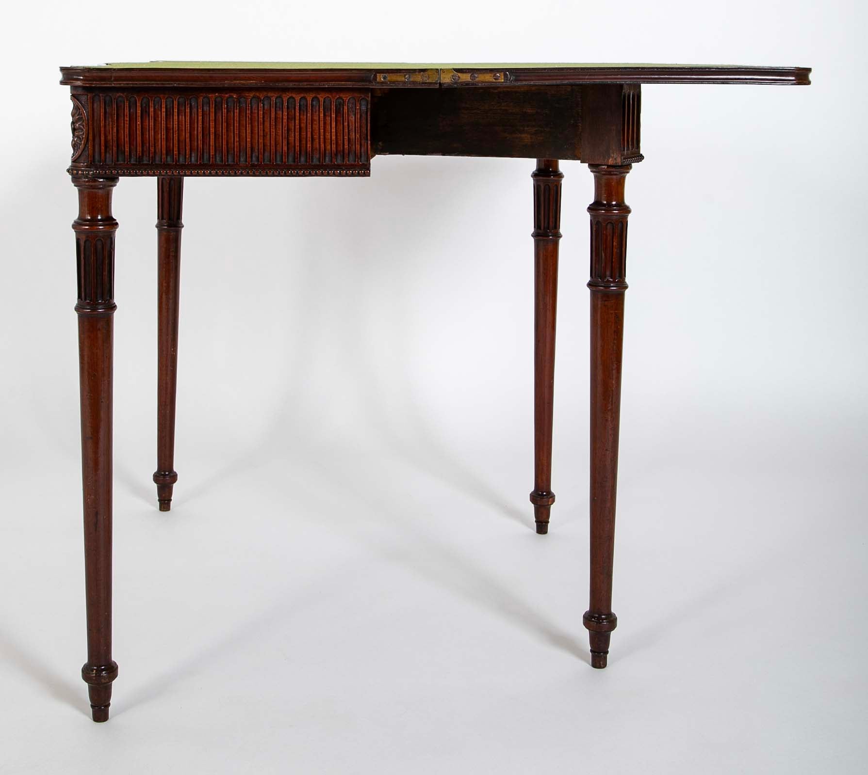 Pair of Mahogany Games Tables