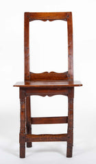 2 Similar French Provincial Oak Side Chairs