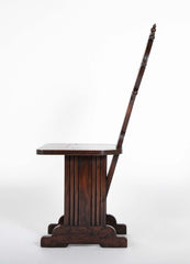 Pair of Early 20th Century Side Chairs by Charles Dudouyt for L'Abeillee