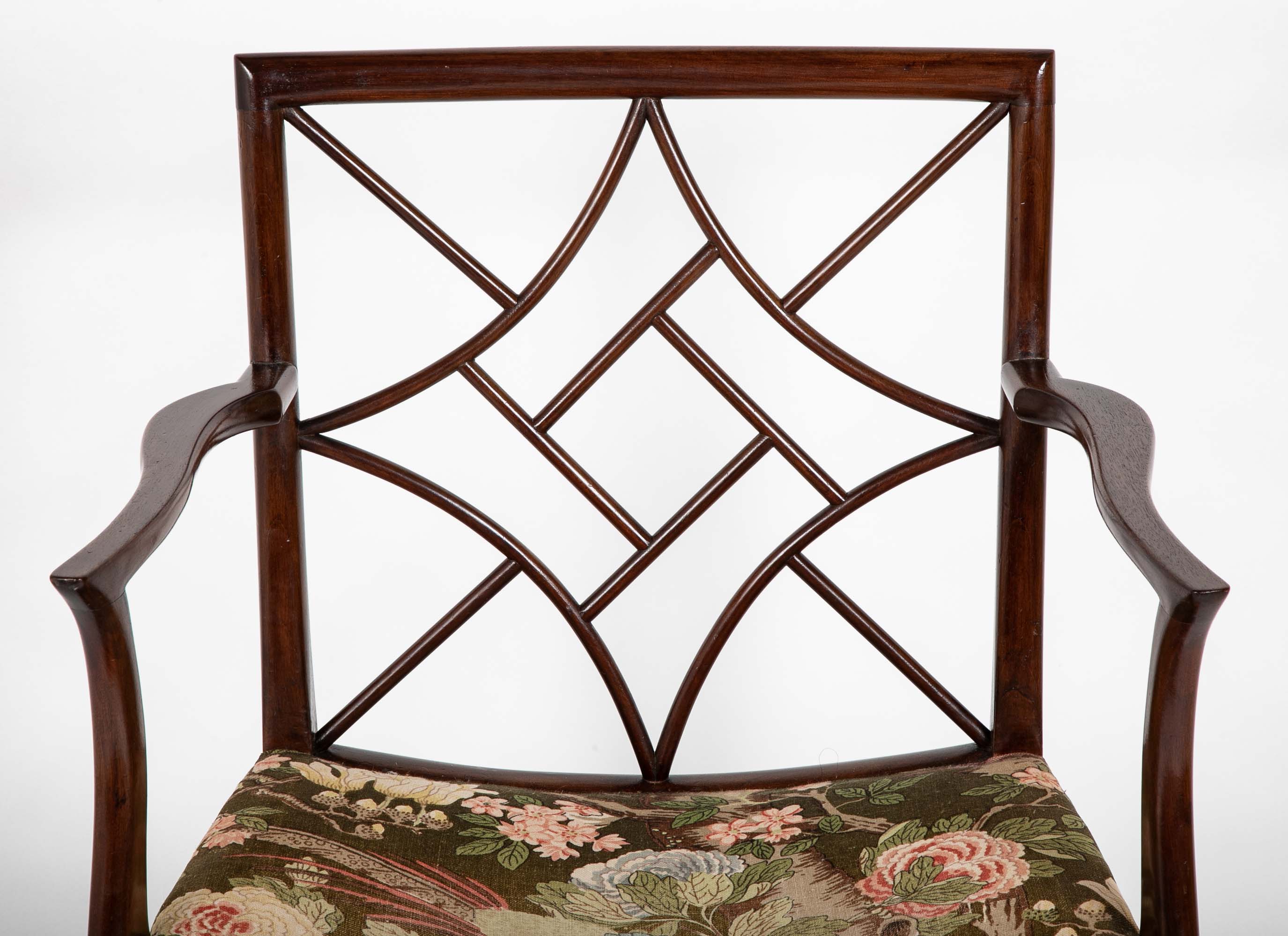 Two "Cockpen" Chairs in Georgian Style