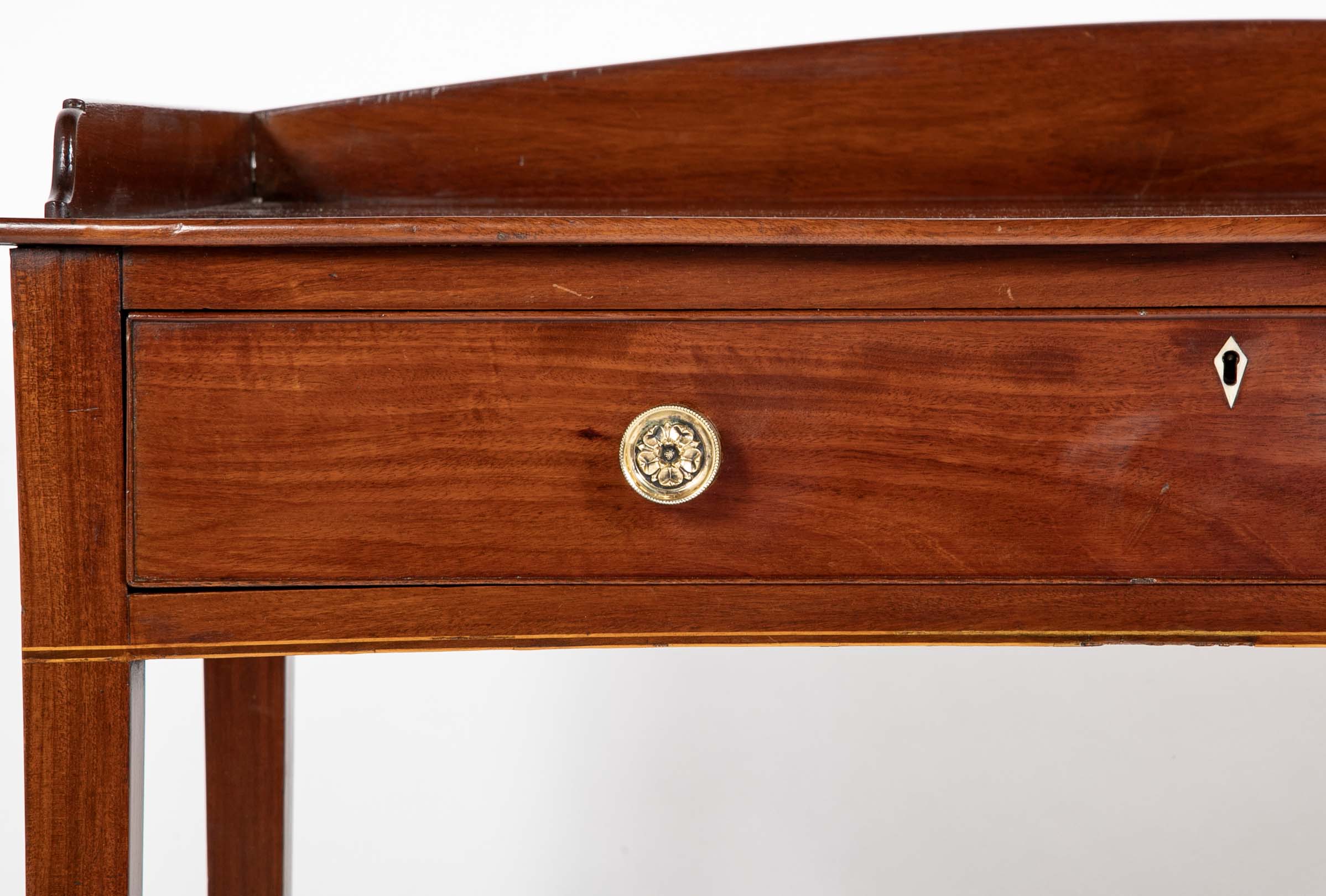 Pair of Inlaid Mahogany Federal Dressing Tables