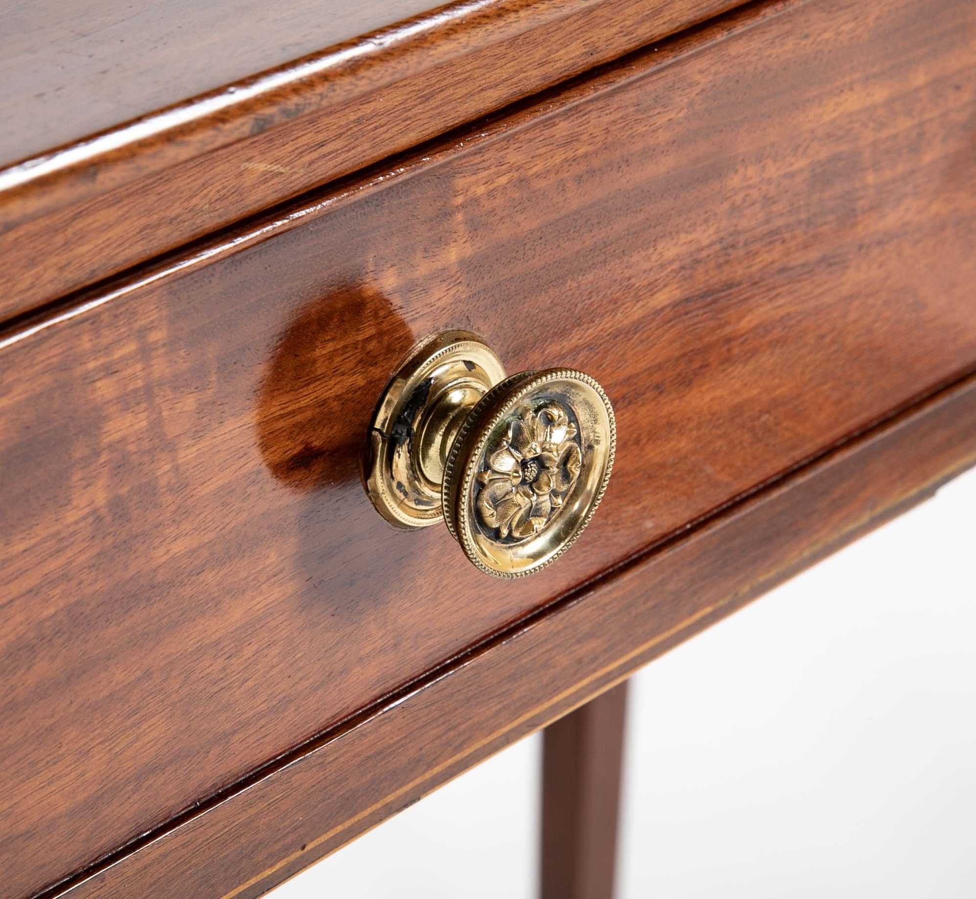 Pair of Inlaid Mahogany Federal Dressing Tables