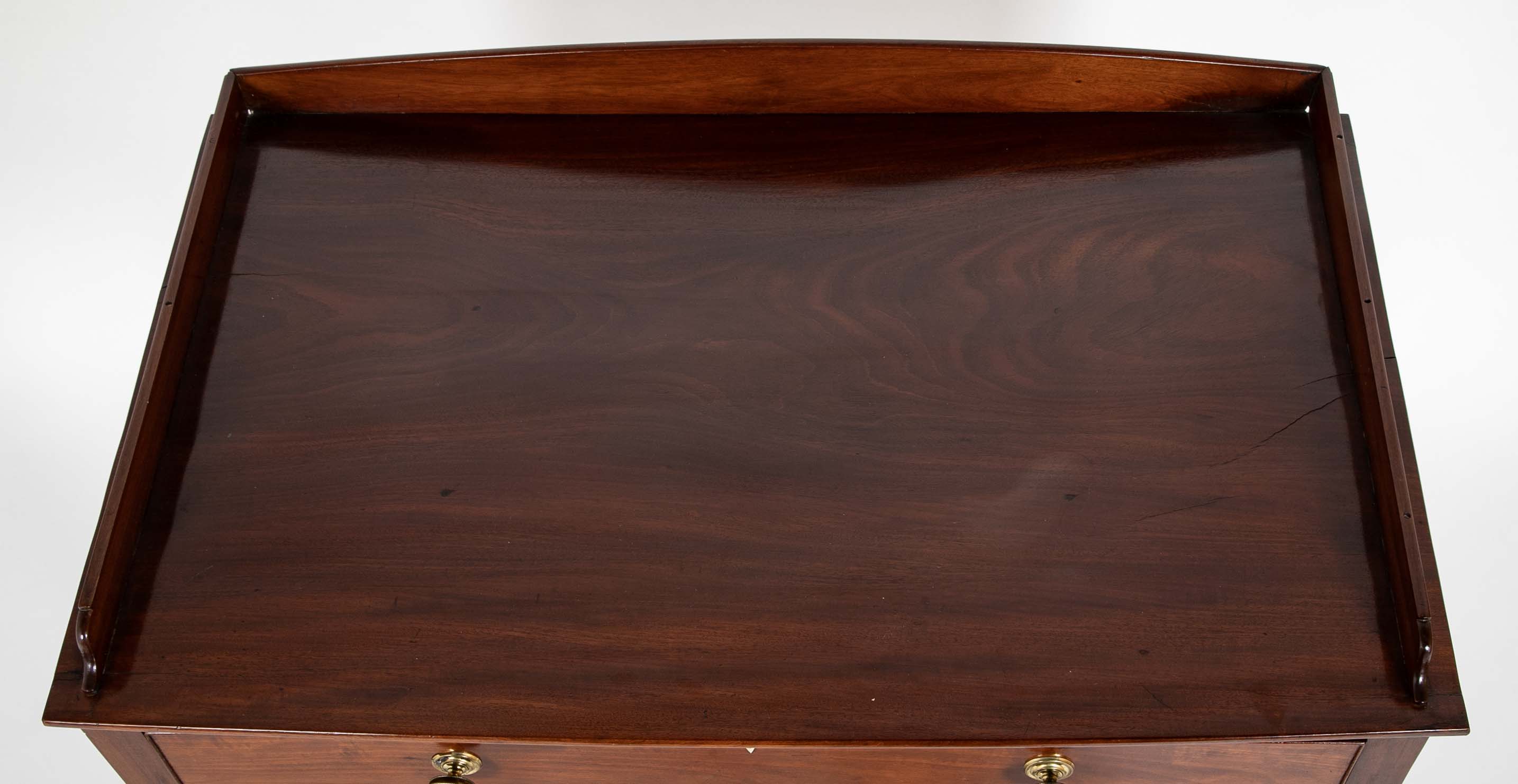 Pair of Inlaid Mahogany Federal Dressing Tables