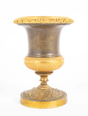 Pair of Ormolu Bronze Vases in Classical Form