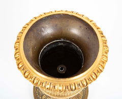 Pair of Ormolu Bronze Vases in Classical Form