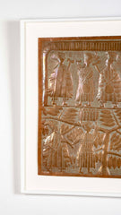 Repousse Copper "Osogbo Panel" by Nigerian Artist Asiru Olatunde