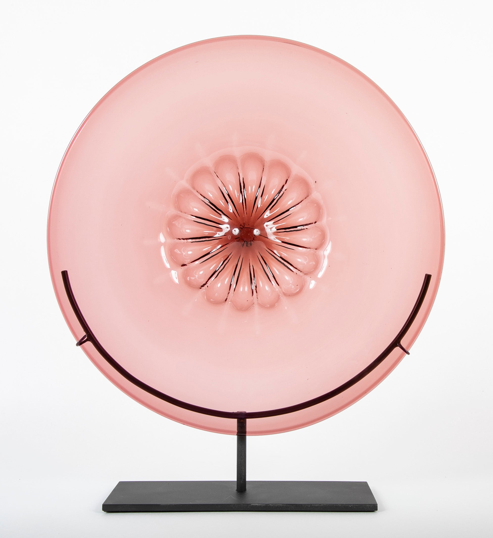 Vittorio Zecchin Pink Glass Bowl for Venini
