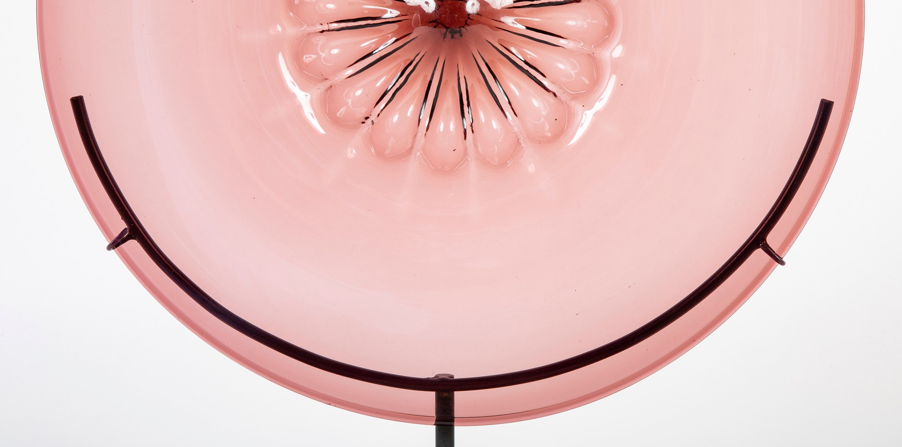 Vittorio Zecchin Pink Glass Bowl for Venini