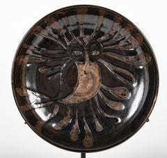 Stoneware Plate by Edwin & Mary Scheier