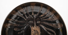 Stoneware Plate by Edwin & Mary Scheier