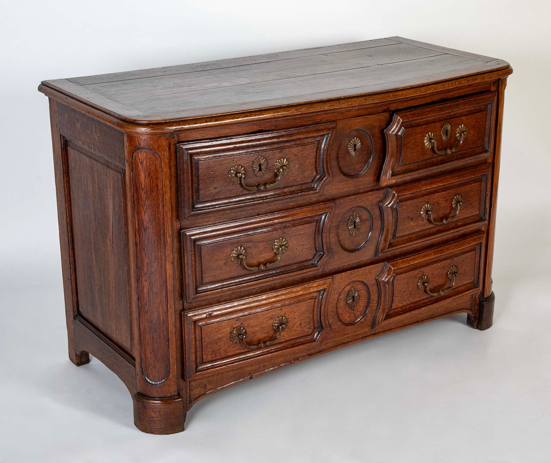 Provincial Carved Oak Chest