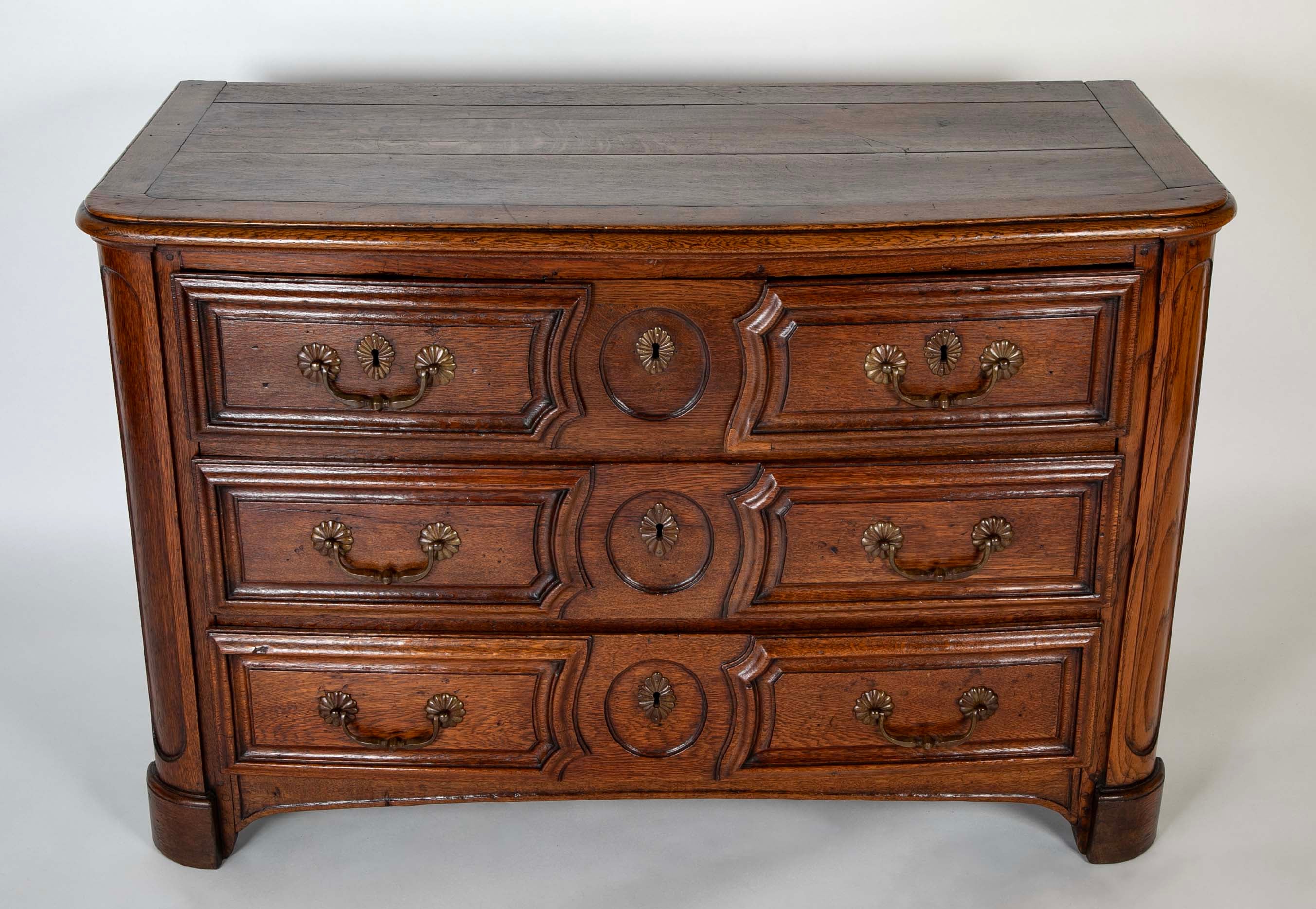 Provincial Carved Oak Chest
