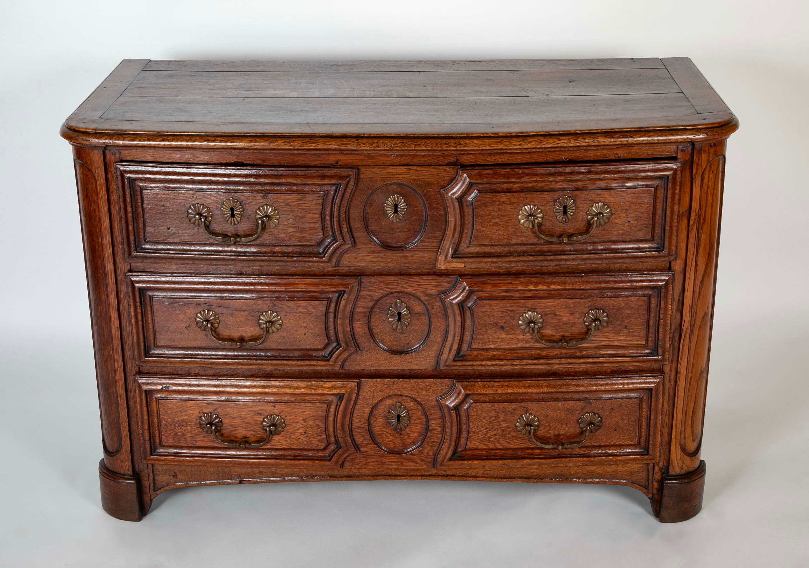 Provincial Carved Oak Chest