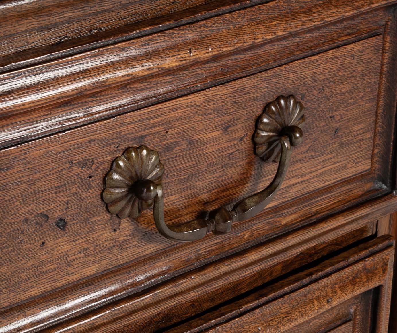 Provincial Carved Oak Chest