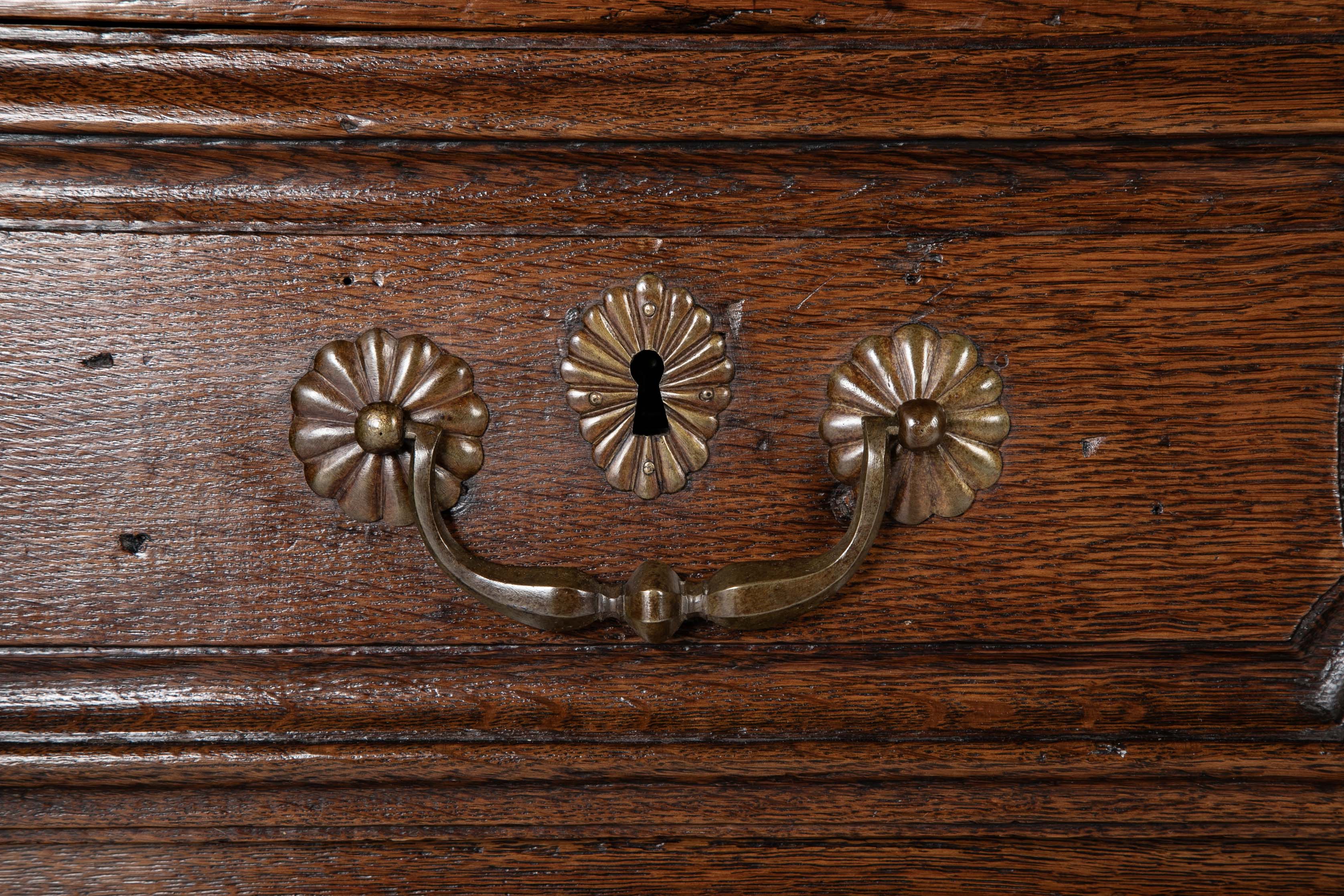 Provincial Carved Oak Chest