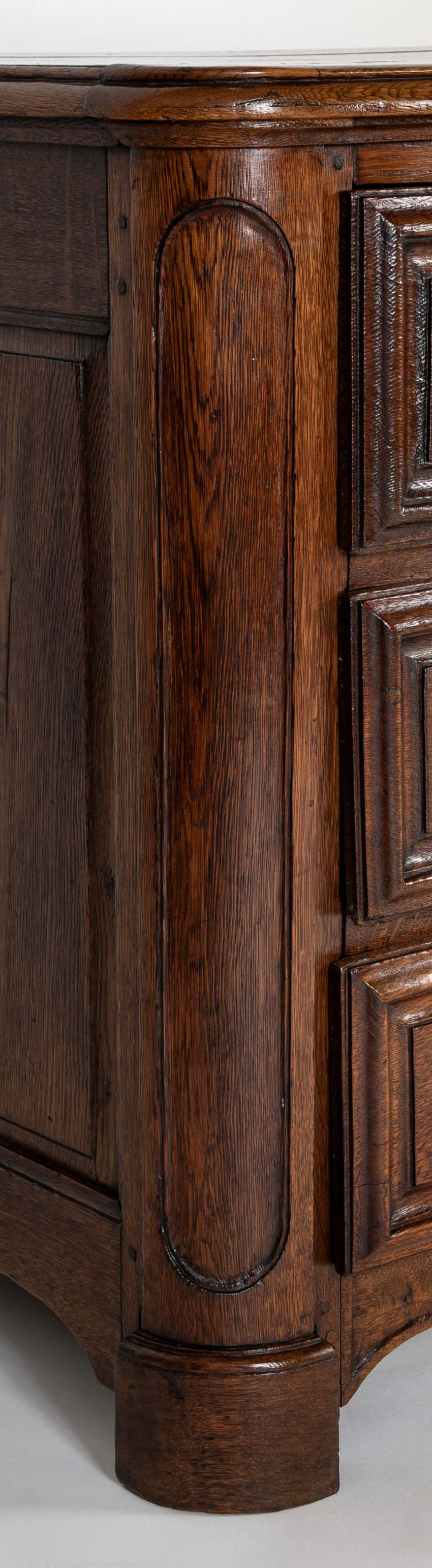 Provincial Carved Oak Chest