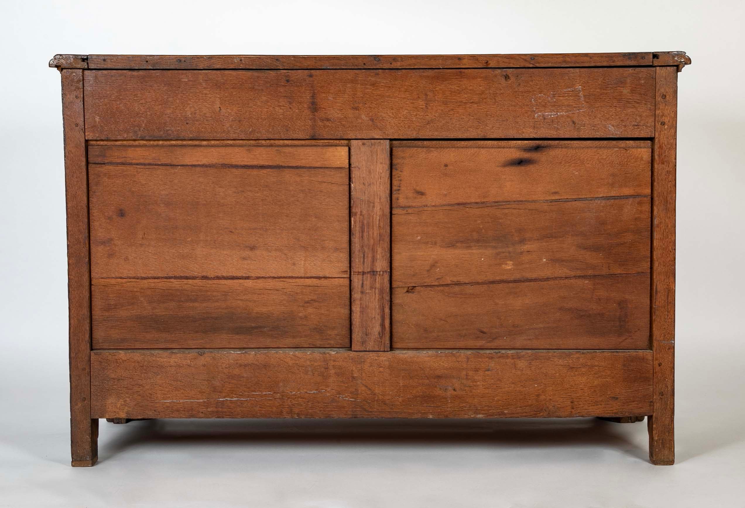 Provincial Carved Oak Chest