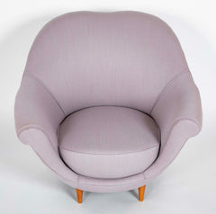 Armchair by Noted Mid-Century Italian Designer Federico Munari