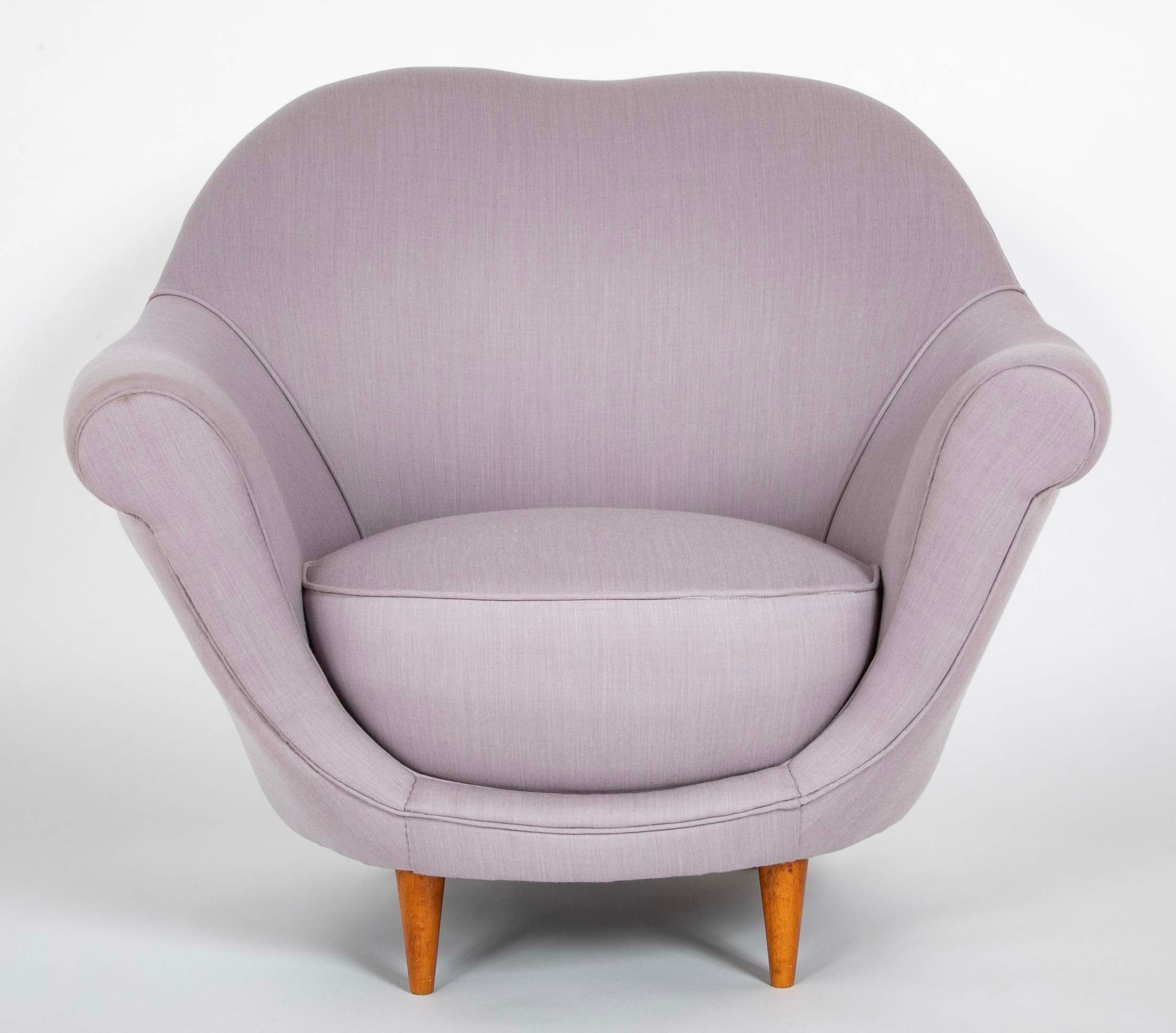 Armchair by Noted Mid-Century Italian Designer Federico Munari