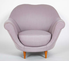 Armchair by Noted Mid-Century Italian Designer Federico Munari