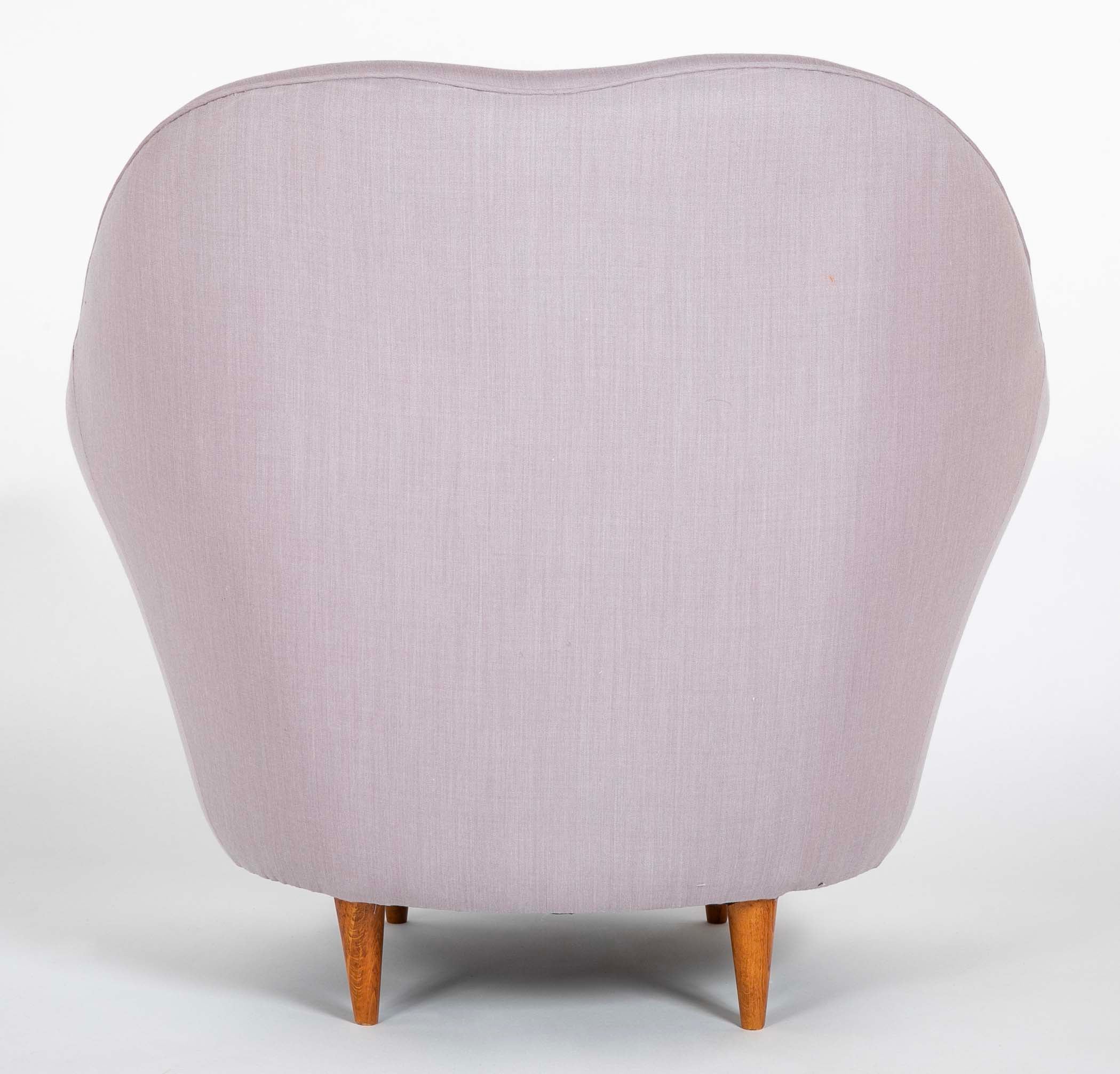 Armchair by Noted Mid-Century Italian Designer Federico Munari